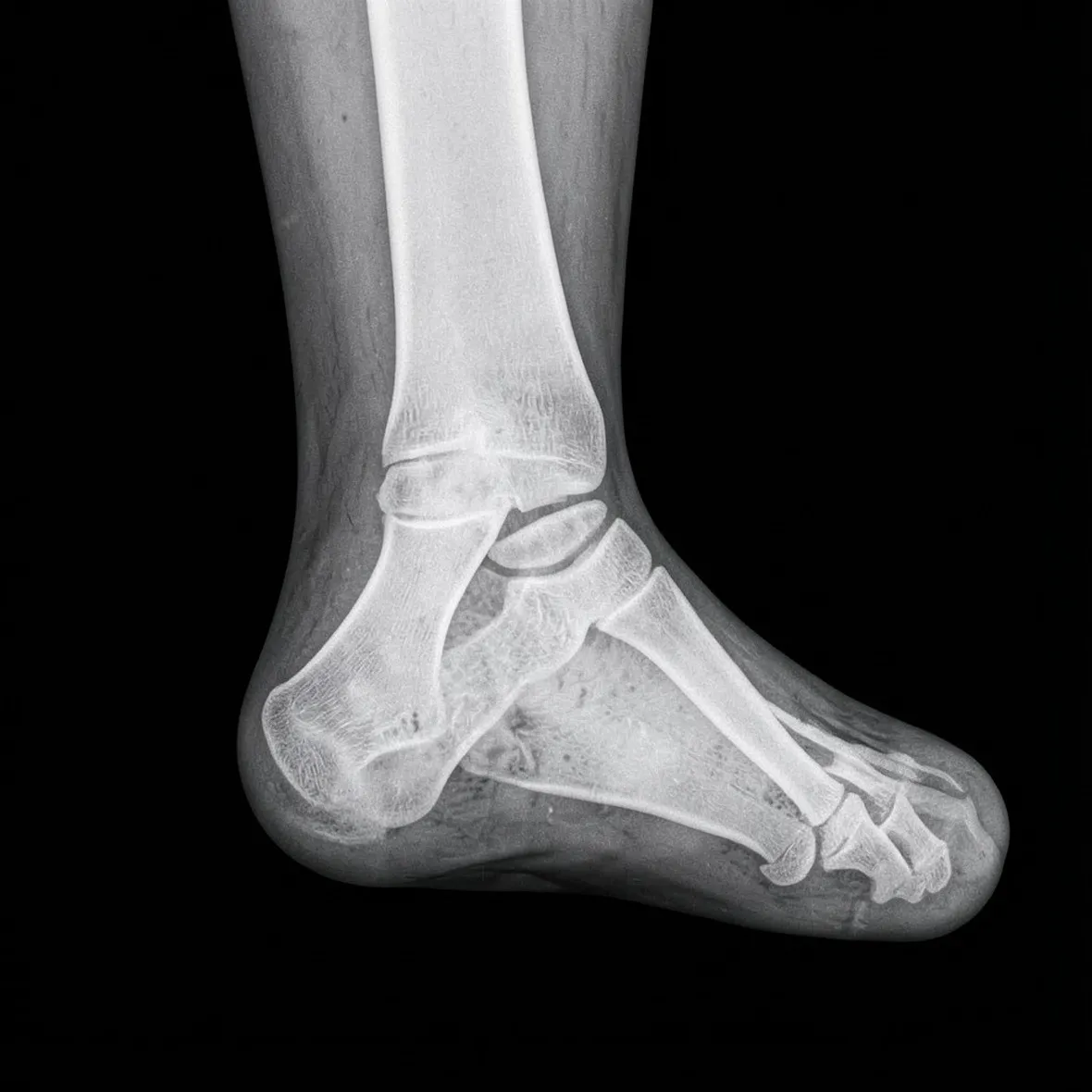 Radiografia di spina calcaneare