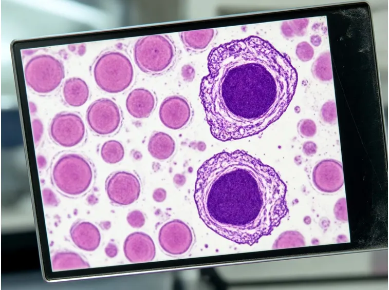 Mononucleosi infettiva microscopio