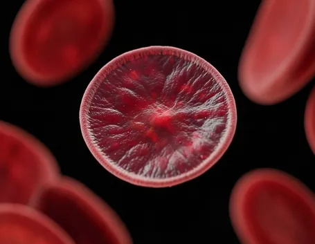 Visione al microscopio dei globuli rossi