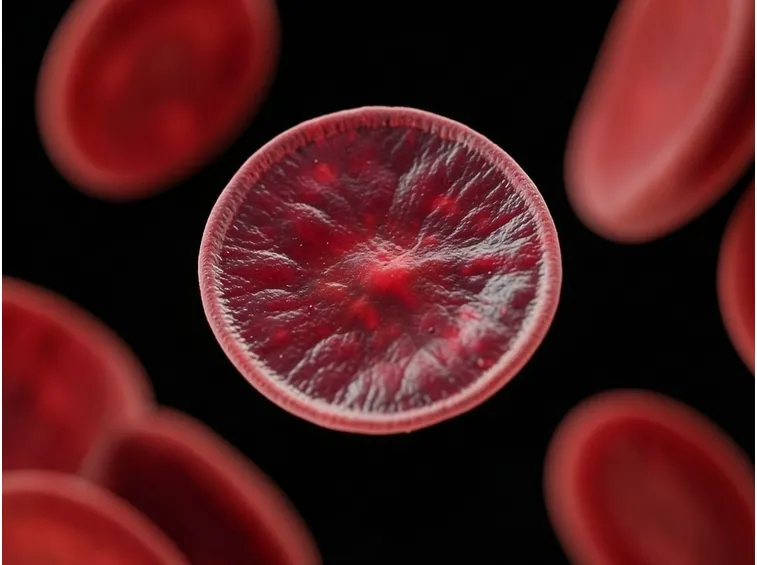 Visione al microscopio dei globuli rossi