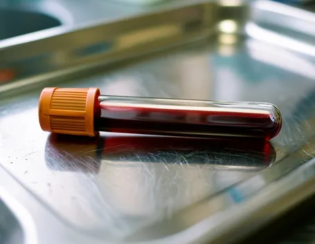 Provetta per esame del sangue