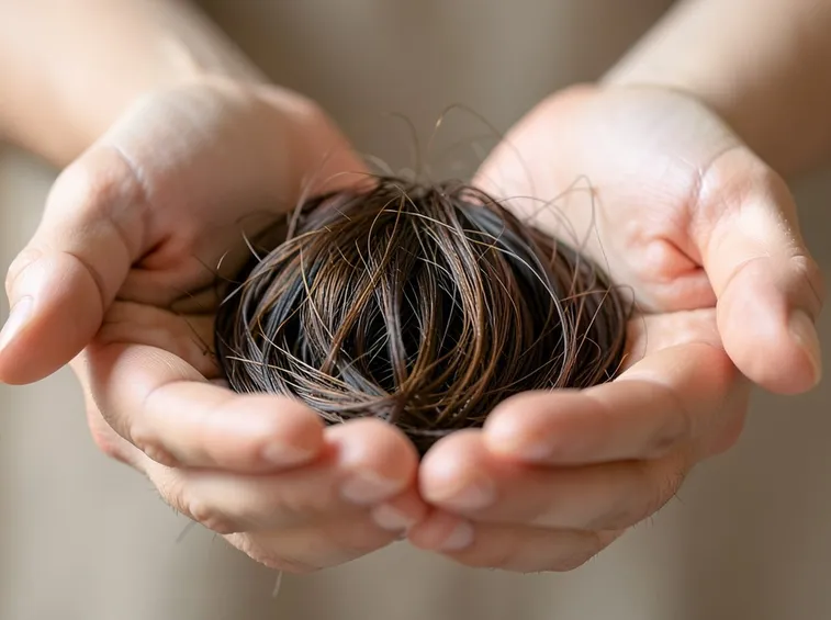 Grave alopecia areata