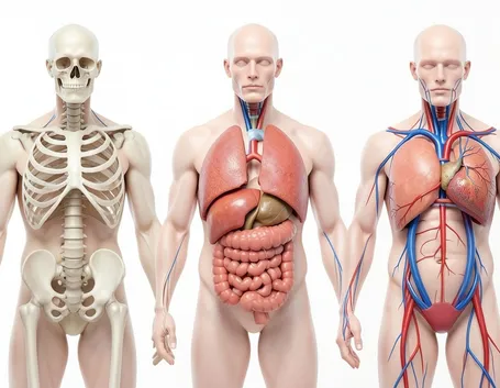 Diversi organi del torace