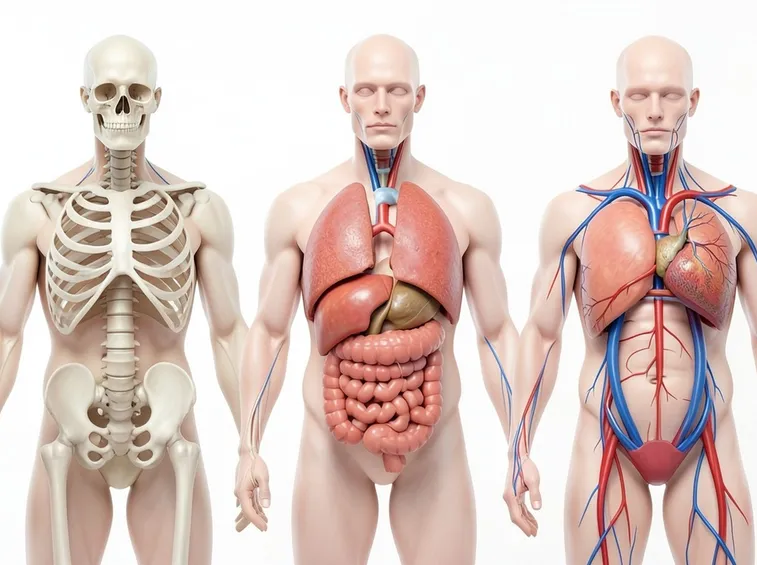 Diversi organi del torace