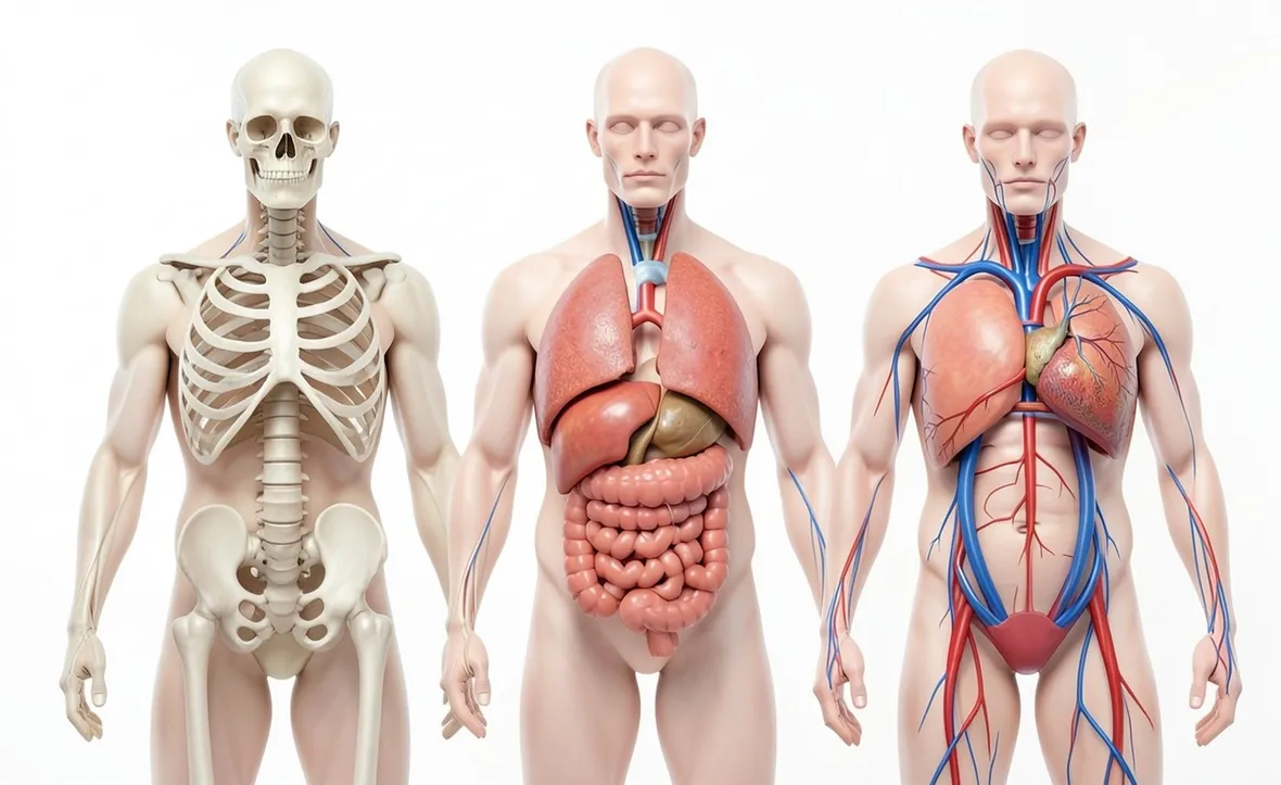 Diversi organi del torace