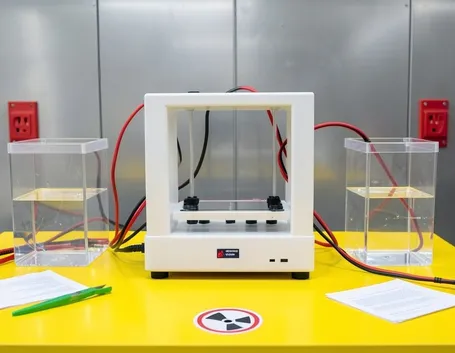 Attrezzatura da laboratorio per elettroforesi