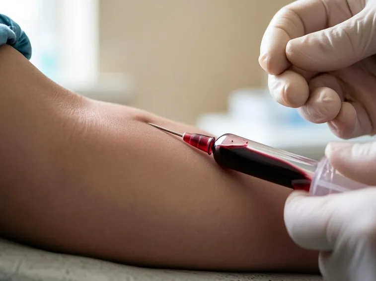 Prelievo del sangue per l'mcv