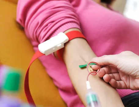 Prelievo del sangue per l'emocromo