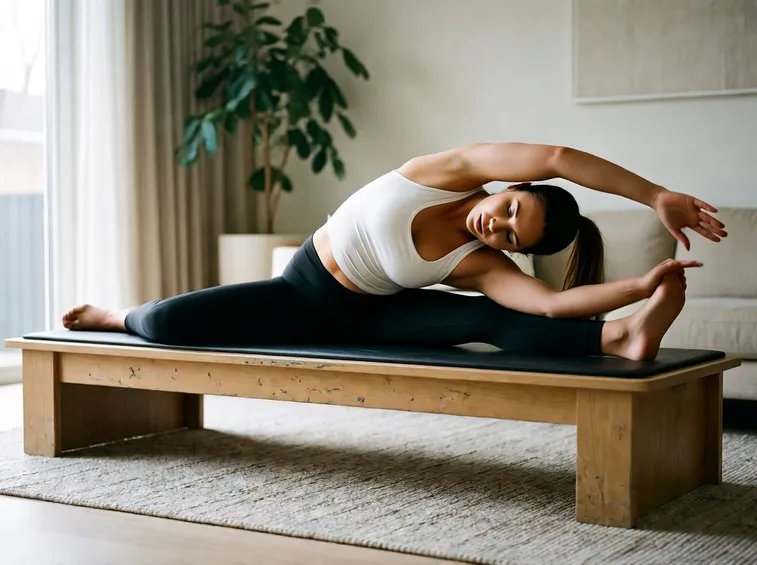 stretching