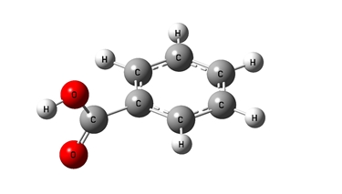 Formula benzoato di potassio