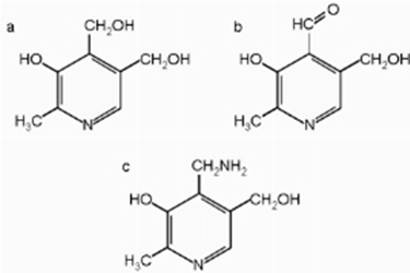 struttura della vitamina B6