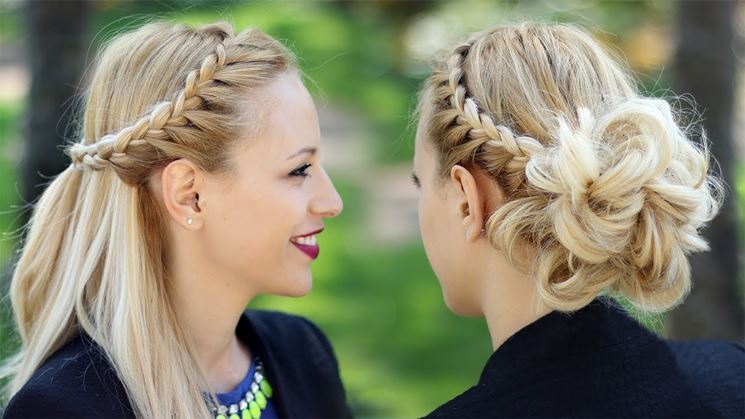 Acconciature Con Trecce Capelli Lunghi Acconciatura Capelli Lunghi