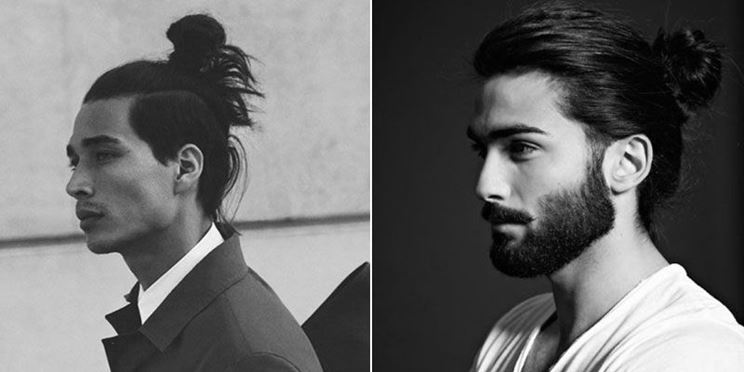 Chignon uomo