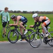 Prova di ciclismo nel duathlon