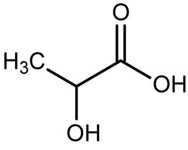 formula acido lattico 