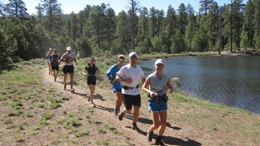 Trail running di gruppo