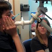 Esame spirometrico per bambini