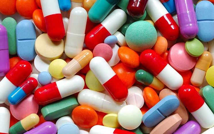 Pillole di farmaci antidepressivi