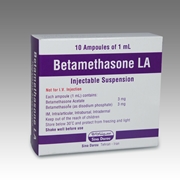 Scatola di farmaci a base di betametasone